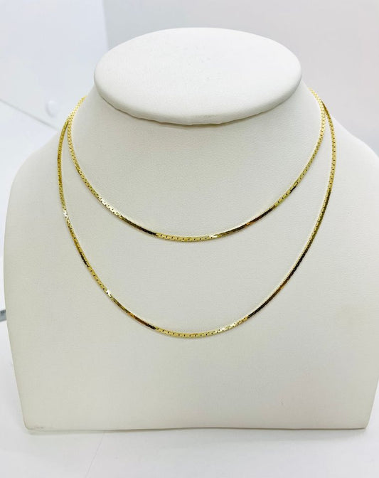 14K 26" Yellow or White Gold chain